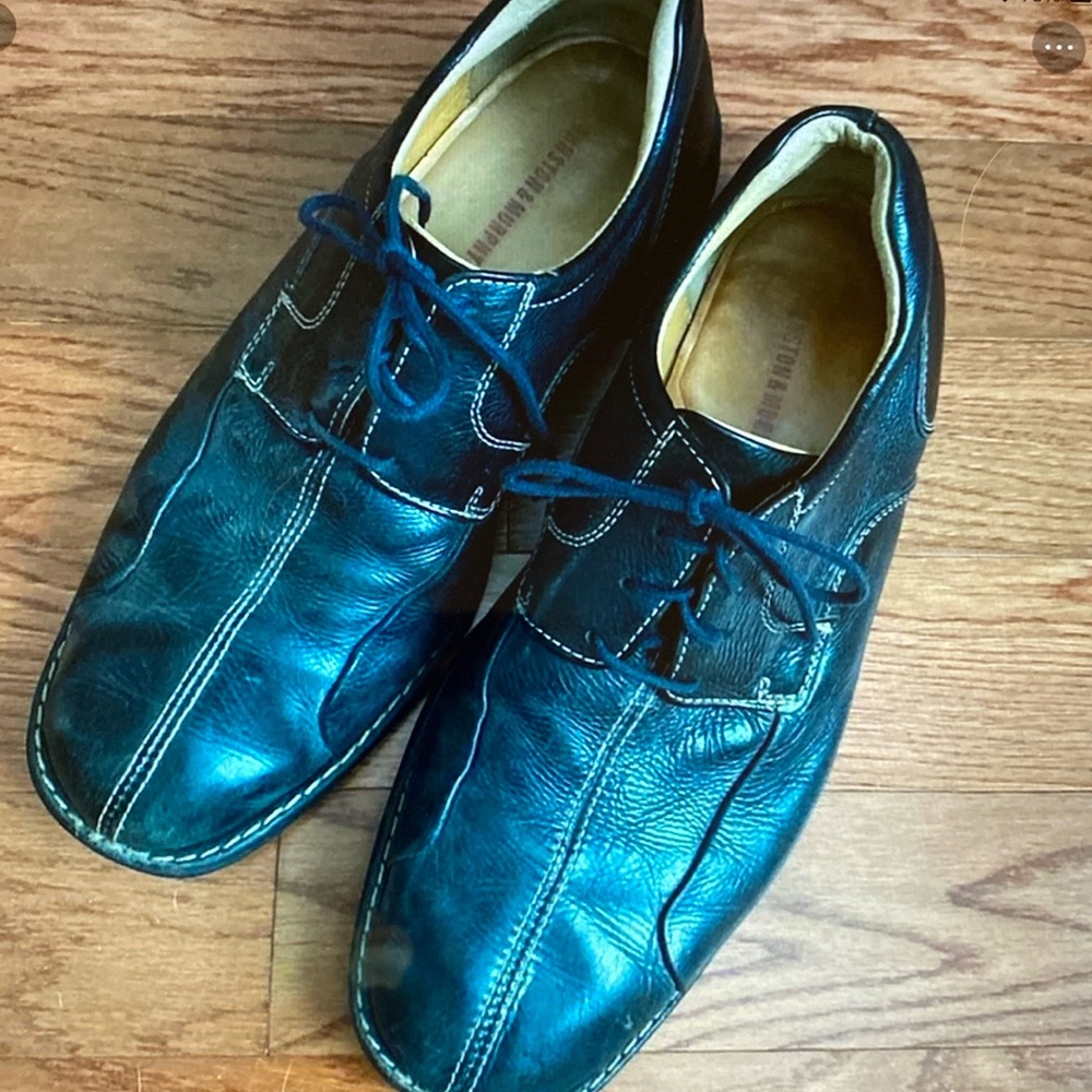 Johnson & Murphy black men shoes 10